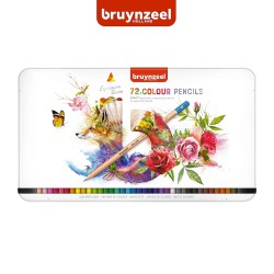 Bruynzeel Expression - Set da 72 matite colorate in scatola di metallo