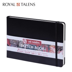 Talens Art Creation - Sketchbook “Black” 80 fogli rilegati da 140 gr.