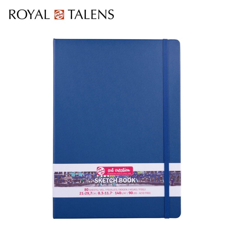 Talens Art Creation - Sketchbook “Navy Blue” 80 fogli rilegati da 140 gr.