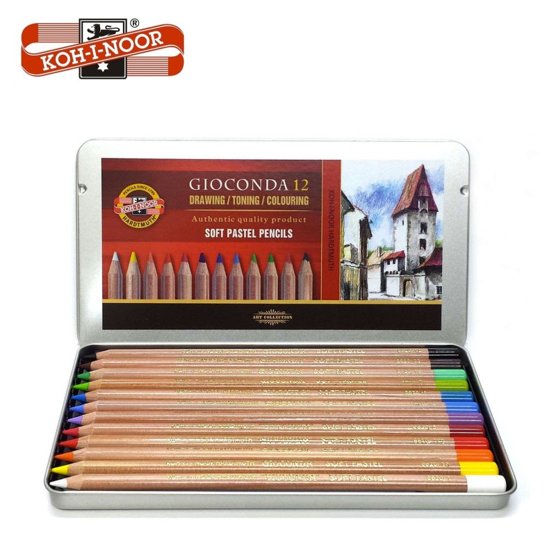 Koh-I-Noor Gioconda Soft Pastel - Set di matite colorate in