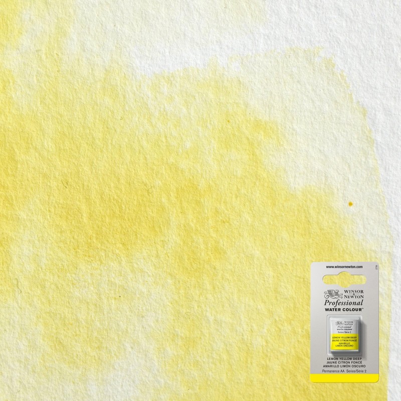 Acquerelli P.W.C. Winsor&Newton 1/2 godet Giallo Limone Scuro (348)