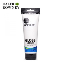 Daler Rowney - Simply Acrilic Gloss medium per colori acrilici - Tubo da 250 ml