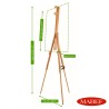 Cavalletto da Pittura Mabef Mod. M/29AL Campagna - Trasportabile