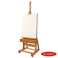 Cavalletto da Pittura Mabef Mod. M/04 - da Studio con regolazione a manovella