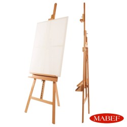 Cavalletto da Pittura Mabef Mod. M/11 - a Lira con asta inclinabile a cremagliera