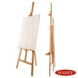 Cavalletto da Pittura Mabef M/12 Modello a Lira grande con asta a cremagliera