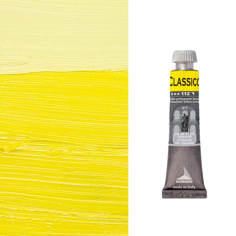 Colori ad Olio Maimeri "Classico" Giallo Permanente Limone (112)