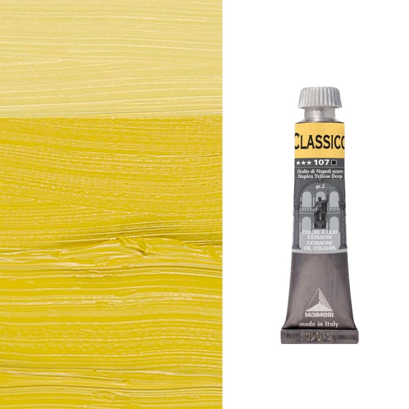 Colori ad Olio Maimeri "Classico" Giallo di Napoli Scuro (107)