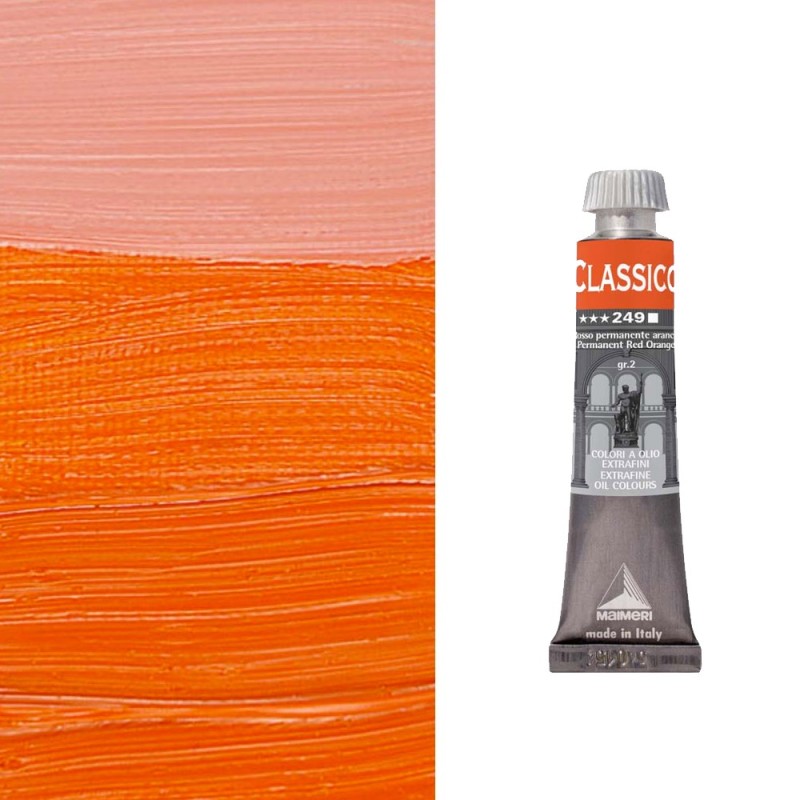 Colori ad Olio Maimeri "Classico" Rosso Permanente Arancio (249)