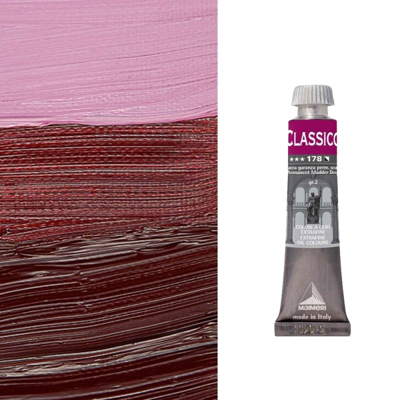 Colori ad Olio Maimeri "Classico" Lacca di Garanza Scura (178) Colori ad Olio Maimeri "Classico" Lacca di Garanza Scura (178)