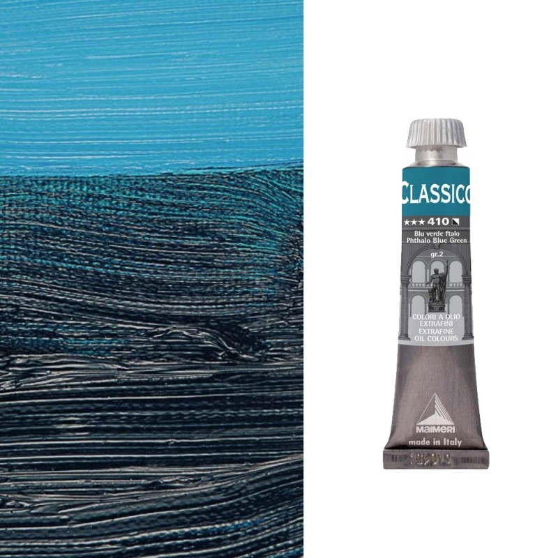 Colori ad Olio Maimeri "Classico" Blu Verde Ftalo (410)