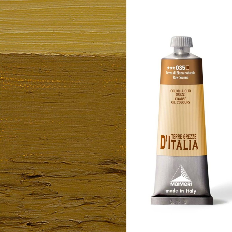 Colori ad Olio Maimeri "Terre grezze d'Italia" Terra di Siena Naturale (035)