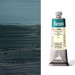Colori ad Olio Maimeri serie Artisti Verde Permanente Scuro (340) tubo da 60 ml