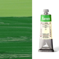 Colori ad Olio Maimeri serie Artisti Verde Permanente Chiaro (339) tubo da 60 ml