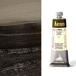 Colori ad Olio Maimeri serie Artisti Terra d'Ombra Naturale (493) tubo da 60 ml