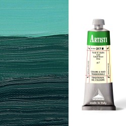 Colori ad Olio Maimeri serie Artisti Verde di Cobalto Scuro (317) tubo da 60 ml