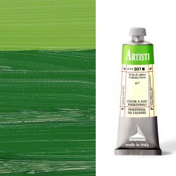 Colori ad Olio Maimeri serie Artisti Verde di Cadmio (307) tubo da 60 ml