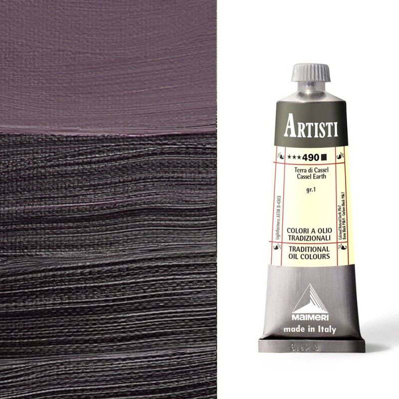 Colori ad Olio Maimeri serie Artisti Terra di Cassel (490) tubo da 60 ml Colori ad Olio Maimeri serie Artisti Terra di Cassel (490) tubo da 60 ml