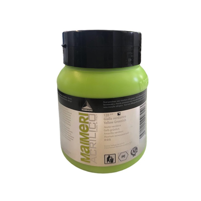 Acrilico  75 Ml  Gruppo: 1 120 Giallo Verdastro — immagine 6