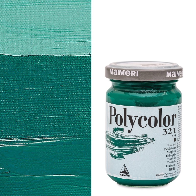 Colori Acrilici Maimeri "Polycolor" Verde Ftalo (321)