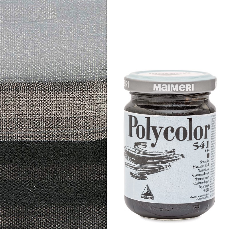 Colori Acrilici Maimeri "Polycolor" Nero Mica (541)