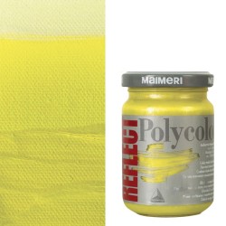 Colori Acrilici Maimeri Polycolor REFLECT - Giallo (563) vaso in vetro da 140 ml