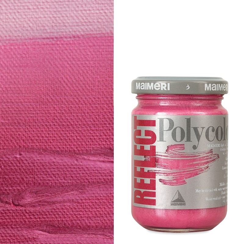 Colori Acrilici Maimeri Polycolor REFLECT - Magenta (566) vaso in vetro da 140 ml