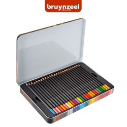 Bruynzeel - Set da 50 matite colorate in scatola di metallo Serie  Rijks Museum