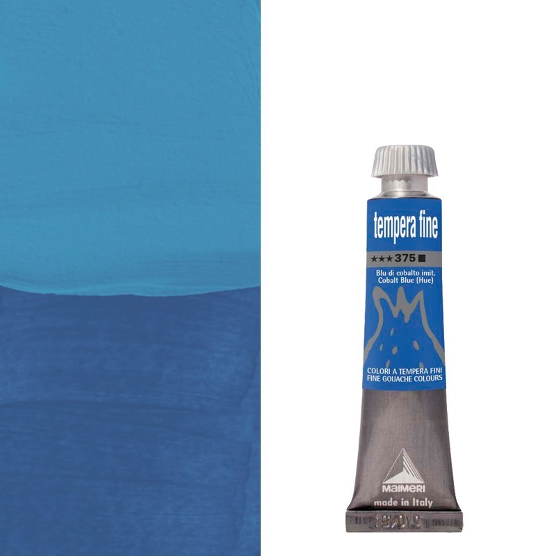 Colori a Tempera Fine Maimeri Blu Cobalto imit. (375) tubo da 20 ml Colori a Tempera Fine Maimeri Blu Cobalto imit. (375) tubo da 20 ml