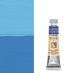 Colori a Tempera extrafine Maimeri Gouache Blu Oltremare Chiaro (391) tubo da 20 ml