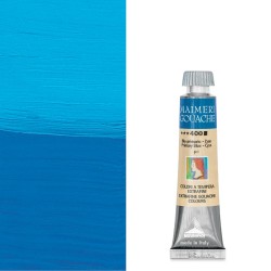 Colori a Tempera extrafine Maimeri Gouache Blu Primario Cyan (400) tubo da 20 ml