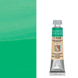 Colori a Tempera extrafine Maimeri Gouache Verde Smeraldo (356 P. Veronese) tubo da 20 ml