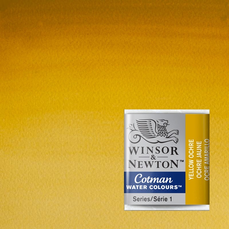 Acquerelli Cotman Winsor&Newton 1/2 godet Giallo Ocra (744)