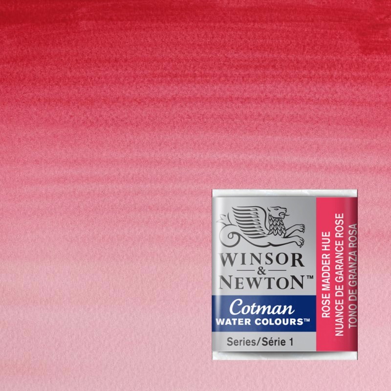 Acquerelli Cotman Winsor&Newton 1/2 godet Lacca di Garanza Rosa imit. (580)