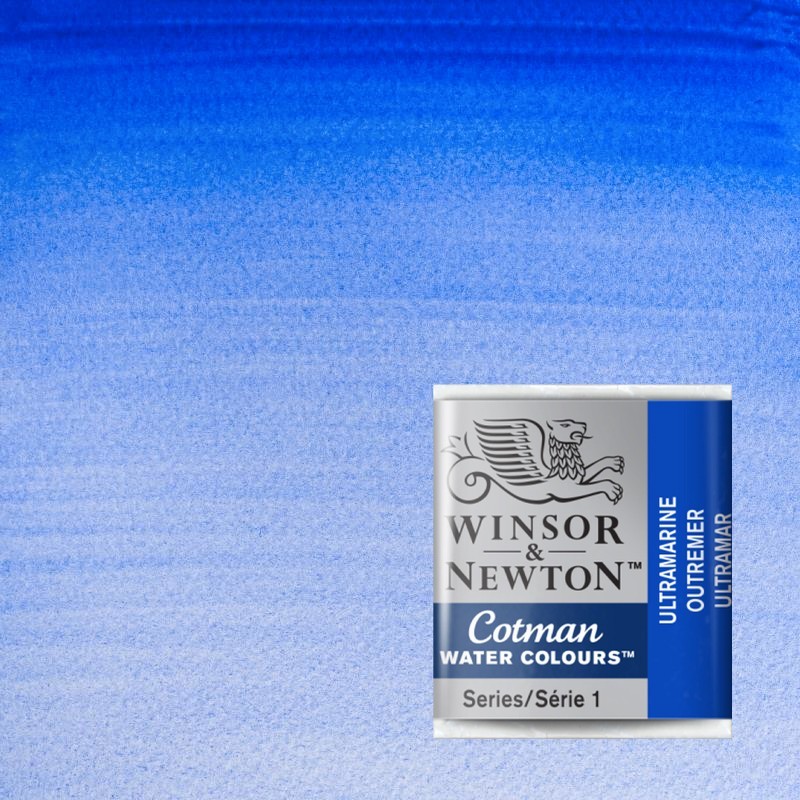 Acquerelli Cotman Winsor&Newton 1/2 godet Blu Oltremare (660)