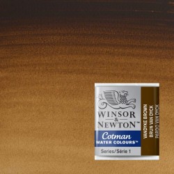 Acquerelli Cotman Winsor&Newton 1/2 godet Bruno Vandyke (676)