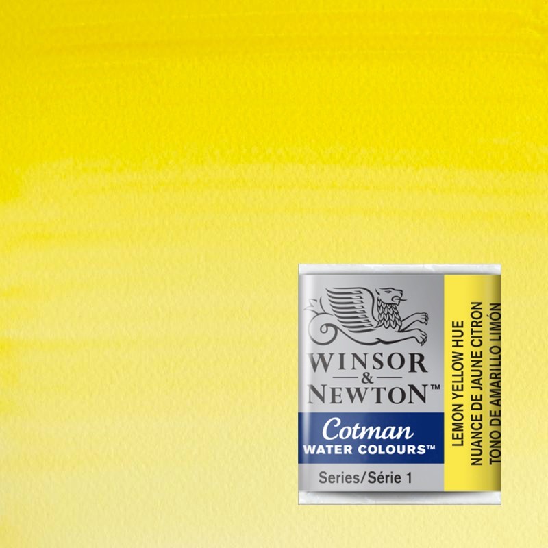 Acquerelli Cotman Winsor&Newton 1/2 godet Giallo Limone imit. (346)