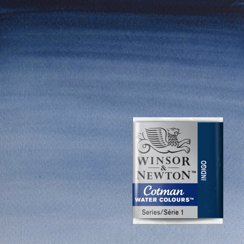 Acquerelli Cotman Winsor&Newton 1/2 godet Indaco (322) Acquerelli Cotman Winsor&Newton 1/2 godet Indaco (322)