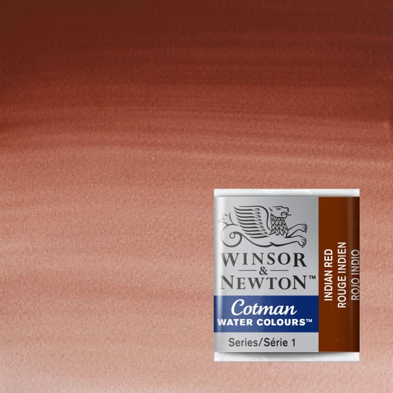 Acquerelli Cotman Winsor&Newton 1/2 godet Rosso Indiano (317) Acquerelli Cotman Winsor&Newton 1/2 godet Rosso Indiano (317)