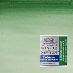 Acquerelli Cotman Winsor&Newton 1/2 godet Verde di Hooker Scuro (312)