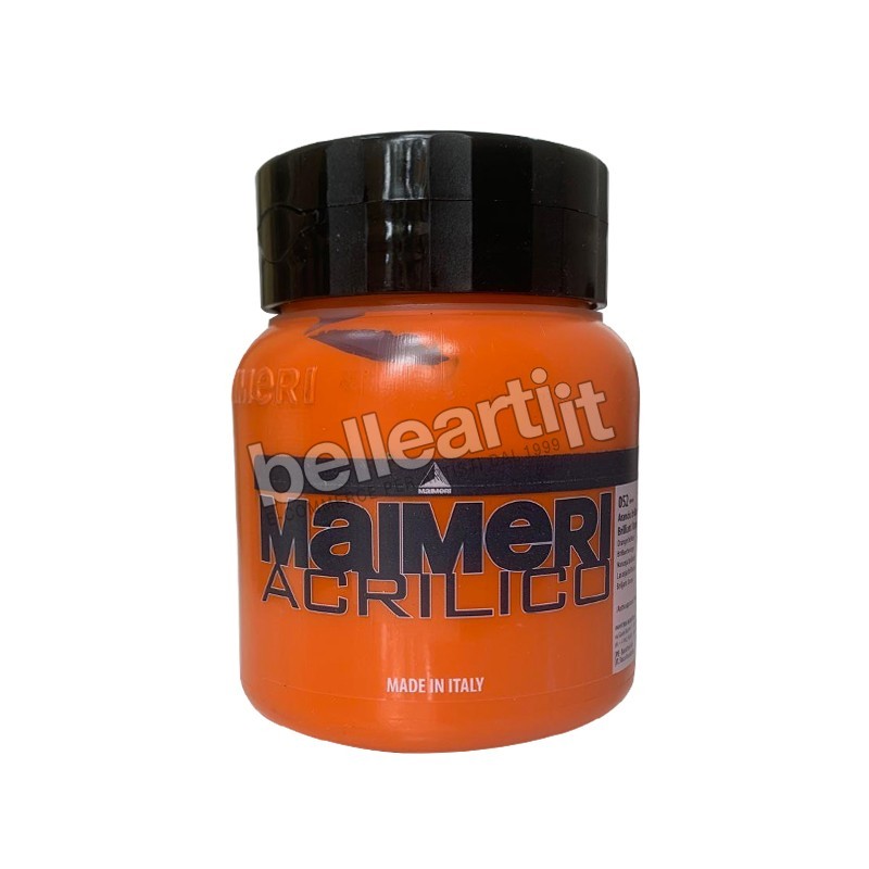Acrilico Tubo 75 Ml Serie 1 052-Arancio Brillante — immagine 4