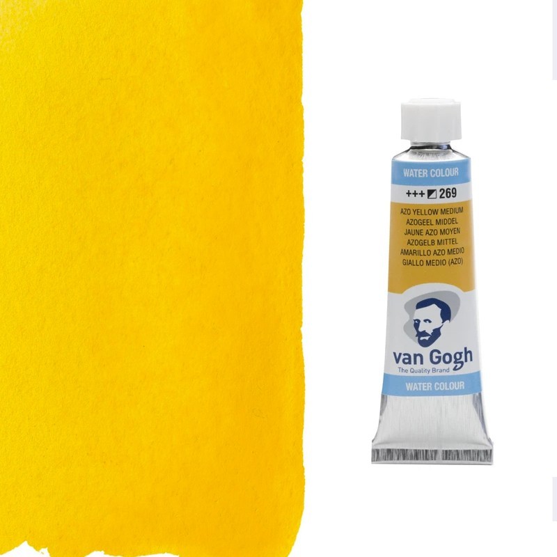Acquerelli Van Gogh Talens Tubo da 10 ml - Giallo azo medio (269)