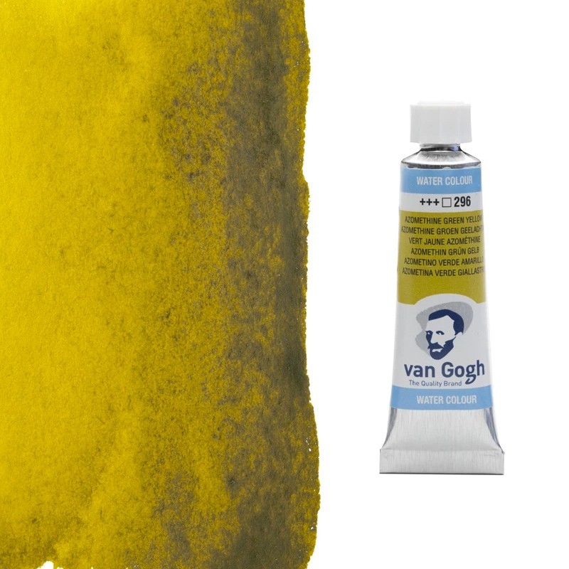 Acquerelli Van Gogh Talens Tubo da 10 ml - Giallo ametina verdastro (296) Acquerelli Van Gogh Talens Tubo da 10 ml - Giallo ametina verdastro (296)
