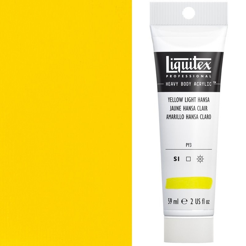 Colori Acrilici Liquitex "Heavy Body" Giallo Hansa Chiaro (411) tubo da 59 ml Colori Acrilici Liquitex "Heavy Body" Giallo Hansa Chiaro (411) tubo da 59 ml