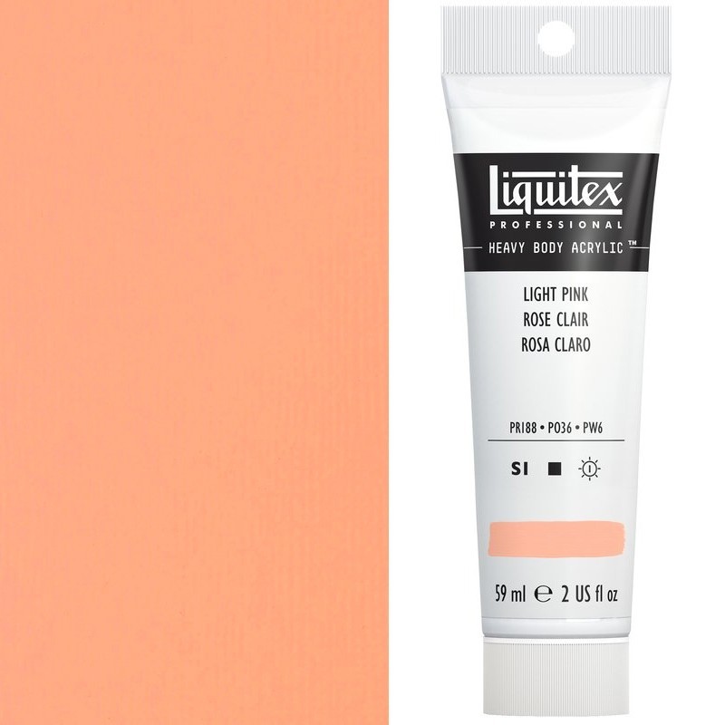 Colori Acrilici Liquitex "Heavy Body" Rosa Chiaro (810) tubo da 59 ml Colori Acrilici Liquitex "Heavy Body" Rosa Chiaro (810) tubo da 59 ml