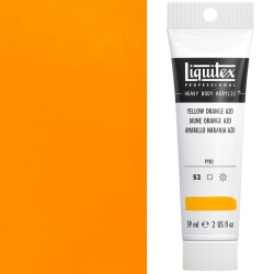 Colori Acrilici Liquitex "Heavy Body" Giallo Arancio Azo (414) tubo da 59 ml