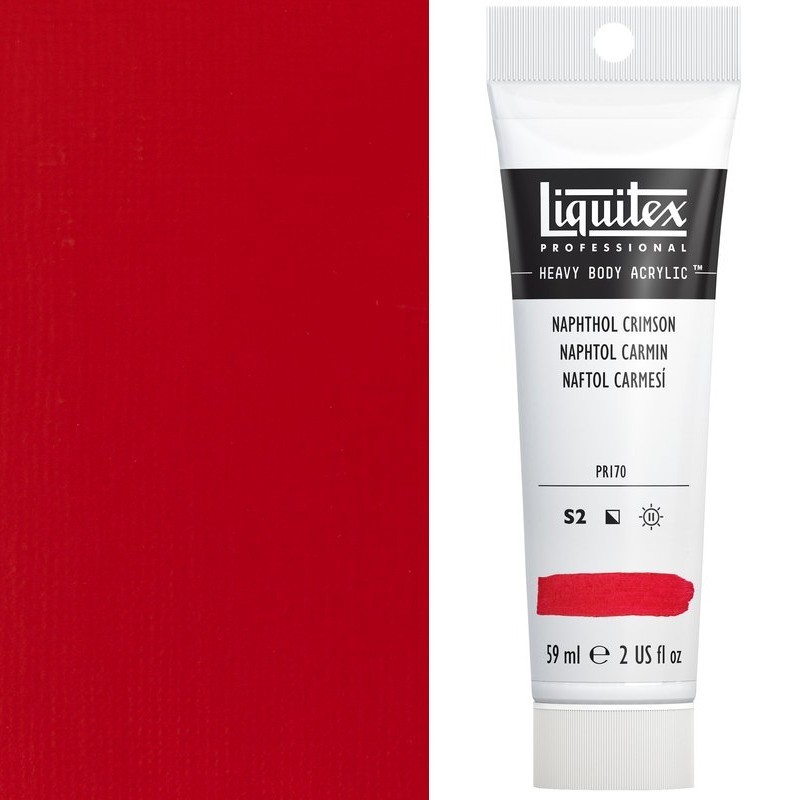 Colori Acrilici Liquitex "Heavy Body" Rosso Naphtolo Carminio (292) tubo da 59 ml Colori Acrilici Liquitex "Heavy Body" Rosso Naphtolo Carminio (292) tubo da 59 ml