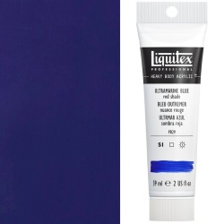 Colori Acrilici Liquitex "Heavy Body" Blu Oltremare Rossastro (382) tubo da 59 ml