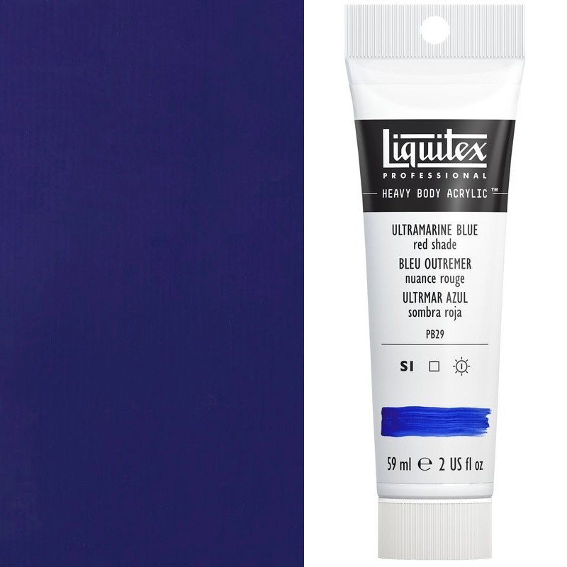 Colori Acrilici Liquitex "Heavy Body" Blu Oltremare Rossastro (382) tubo da 59 ml Colori Acrilici Liquitex "Heavy Body" Blu Oltremare Rossastro (382) tubo da 59 ml