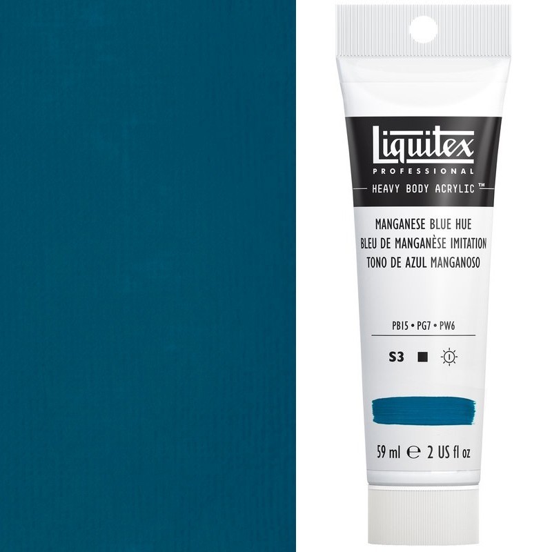 Colori Acrilici Liquitex "Heavy Body" Blu di Manganese imit. (275) tubo da 59 ml